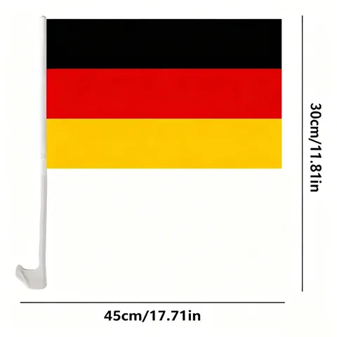Bandiera Germania Articoli Per Tifosi Poliestere Banner Mantello Sciarpa Bandiere A Mano Per Eventi Sportivi