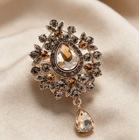 Legierung Strass Wassertropfen Ohrhänger Mit 925 Sterlingsilber Ohrstecker-Stift Für Damen Hochzeit Party Vintage Übergroßer Schmuck