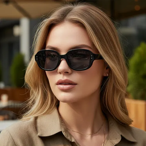 Nouvelles Lunettes De Soleil Carrées À Petite Monture Et Couleurs Contrastées Pour Hommes Et Femmes