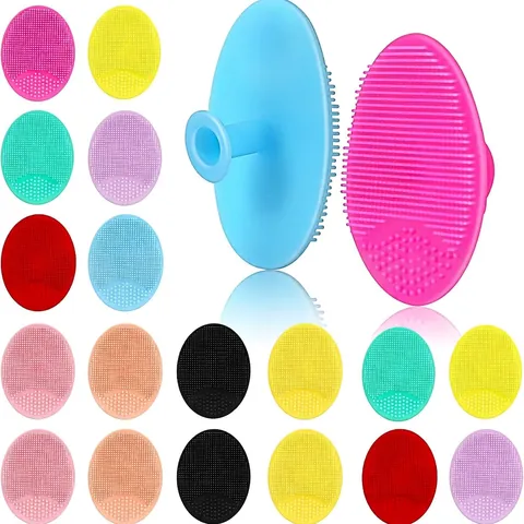 Silicone Baby Hair Brush Soft Bristle Face Cleansing Brush For Newborn Cradle Cap Removal Scalp Massager Suction Cup Tool