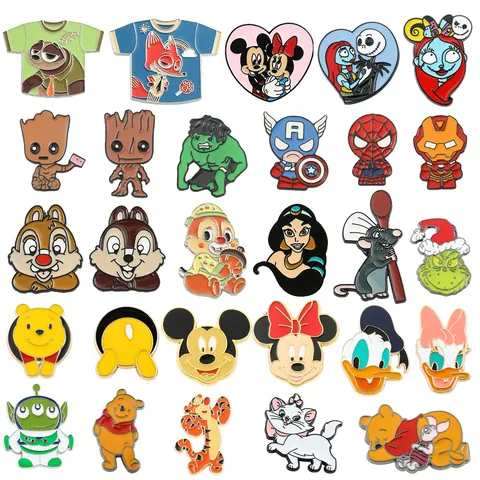 Simpatica Spilla In Metallo Smaltato Con Personaggi Animali Spille Da Bavero In Lega Di Moda Per Accessori Di Abbigliamento Zaino Regalo