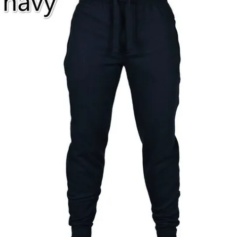 Heren Casual Effen Kleur Joggingbroek Polyester Katoenmix Joggers Trekkoord Elastische Taille Sportieve Broek Voor Hardlopen Fitness