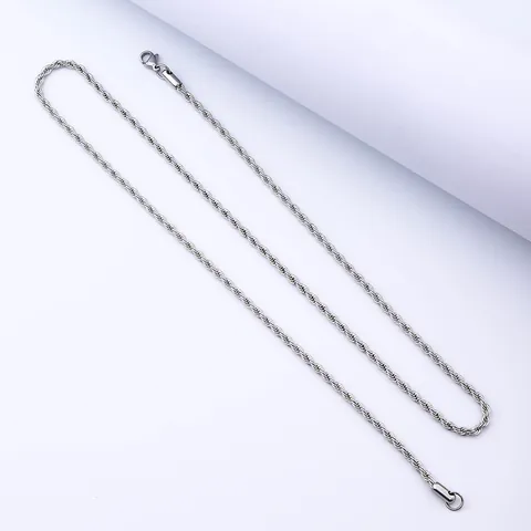 Hip-Hop Crown Stainless Steel Copper Plating Inlay Chain Jewelry Accessories