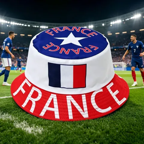 World Cup Fan Bucket Hat National Flag Print Cotton Drill Jester Hat Beer Cup Horn Hat For Carnival Party Decoration