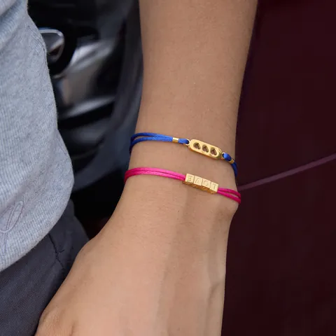 Bracelet en Corde Tressée Style Dopamine en Acier Inoxydable Plaqué Or avec Breloques Cœur et Lettres LOVE pour Femme Bijoux