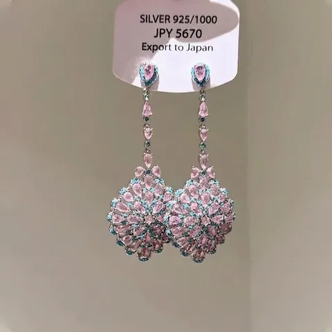Vintage European American Rhinestone Oval Stud Earrings Light Luxury Banquet Niche Design 925 Sterling Silver Earring Post Alloy Artificial Pearl Drop Earrings