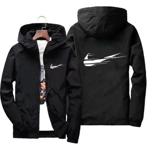 Giacca Sportiva da Uomo Outdoor ad Asciugatura Rapida Antivento Con Cappuccio Giacca da Escursionismo Leggera Cappotto Casual