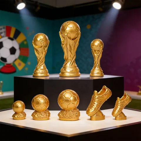 World Cup Trophy World Cup Football Match Fan Souvenir Electroplated Trophy