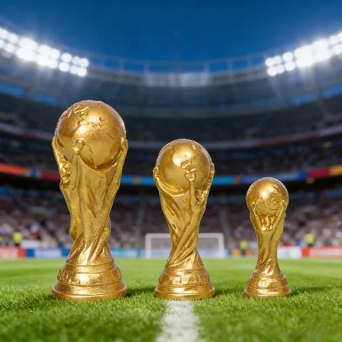 World Cup Trophy World Cup Football Match Fan Souvenir Electroplated Trophy