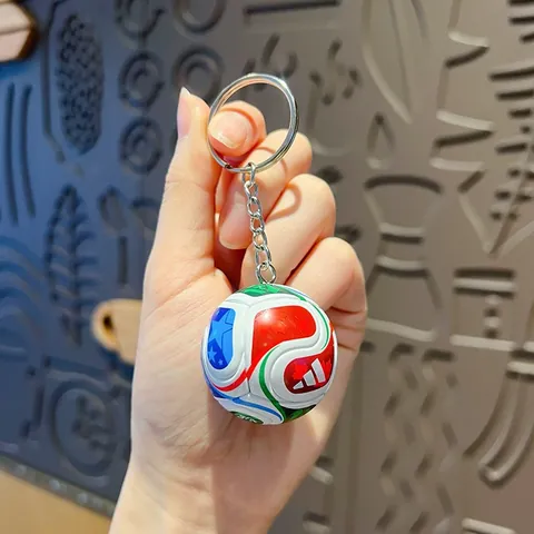 2026 World Cup Football Keychain For Fans Fifa World Cup Trophy Keychain Mexico-usa-canada World Cup Merchandise