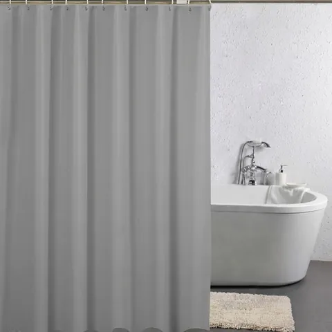 Effen Kleur Waterdicht Schimmelbestendig PEVA Douchegordijn Modern Minimalistische Badkamer Divider Hangend Gordijn Voor Hotel
