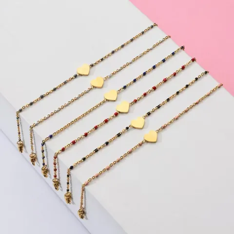 Pulseras De Estilo Clásico Minimalista Con Corona Y Chapado En Acero Inoxidable