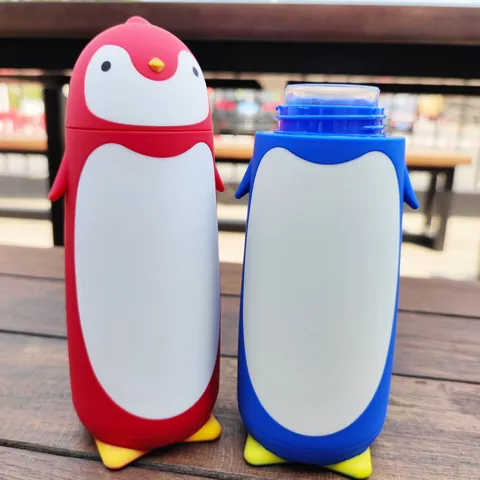 Creative Cartoon Penguin Cute 304 Stainless Steel Thermos Cup Good-Looking Cup Printing L Advertising South America