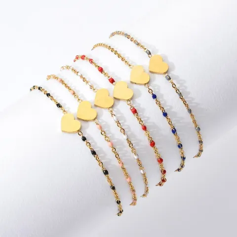 Pulseras De Estilo Clásico Minimalista Con Corona Y Chapado En Acero Inoxidable