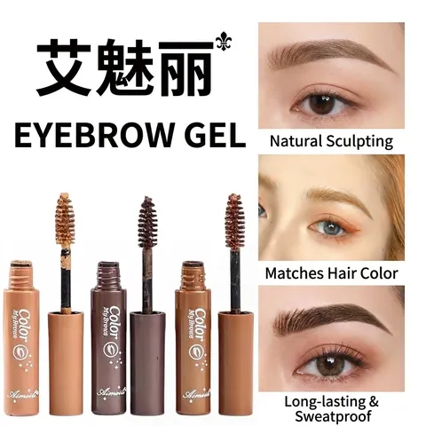 Eyebrow Mascara Waterproof Long Lasting Natural 3D Brow Tint Gel For Wild Eyebrows Smudge Proof Cream