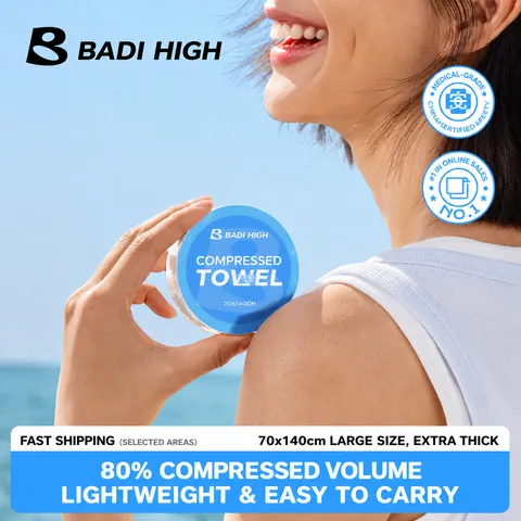 Disposable Compressed Bath Towel Thickened Viscose Fiber Absorbent Artificial Pearl Texture Individually Wrapped Travel Hotel