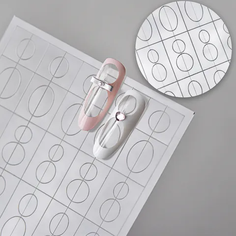 Nail Art Stickers Hollow Spray Painting Templates 3D Embossed Decals DIY Manicure Professional Salon Tool For Decoration