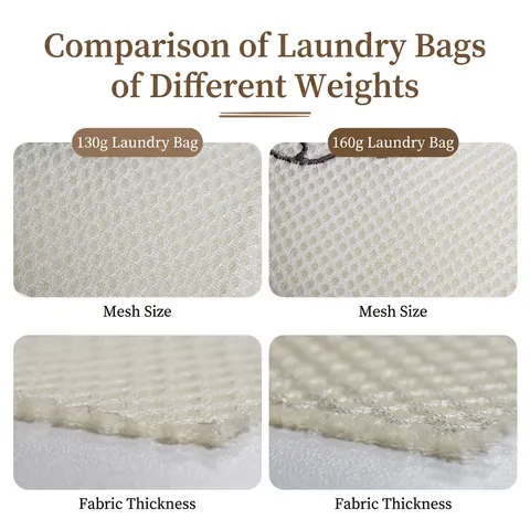Thickened Sandwich Mesh Laundry Bag Embroidered Classification Zippered Protective Wash Bag Morandi Colors For Machine