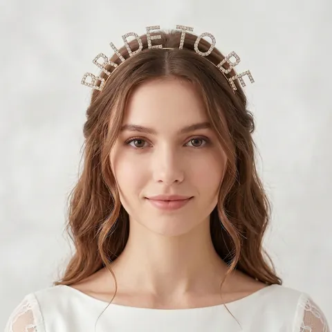 Strass Alfabet Hoofdband Legering Kristal Tiara Voor Bruiloft Verjaardag Feest Vrijgezellenfeest Bruidsmeisjes Accessoires Vrouwen
