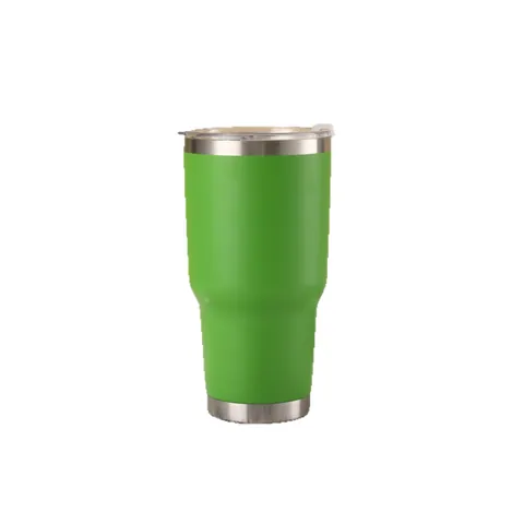 Vaso Térmico de Acero Inoxidable de Gran Capacidad Aislamiento al Vacío Doble Pared Taza de Viaje Portátil para Coche Con Tapa Transparente