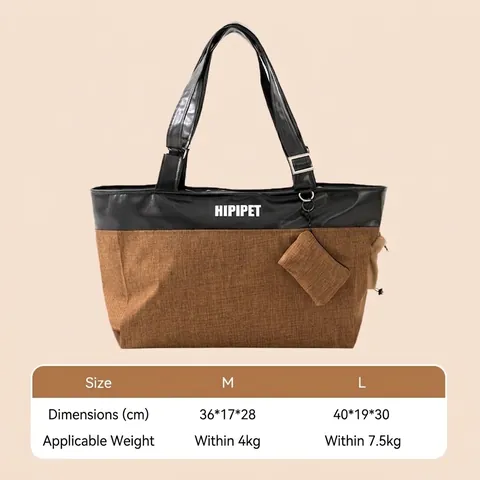 Large Capacity Pet Carrier Bag Breathable Single Shoulder Dog Bag Crossbody Portable Outdoor Tote Cat Bag For Small Dogs