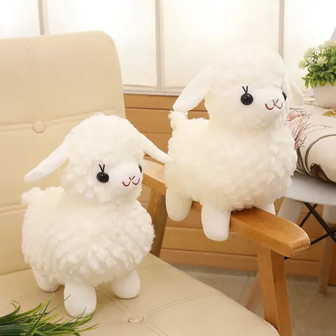 Simpatica Borsa A Tracolla In Peluche Alpaca Morbida Pelliccia Sintetica Forma Animale Tracolla Regolabile Bambini Ragazze