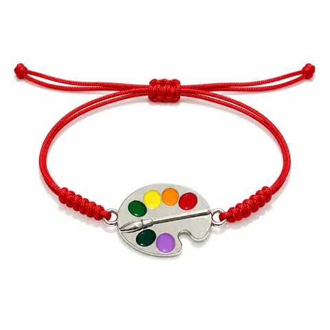 Fashion Hot Sale Stainless Steel 18k Gold Plated Geometric Colorful Zircon Three-dimensional Oval Bracelet