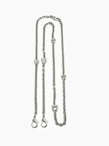 Collana Con Chiusura A Ginocchiera In Acciaio Inossidabile 304 Placcato Oro 16k Placcato Oro Bianco Stile Moderno Carino Con Naso Di Maiale
