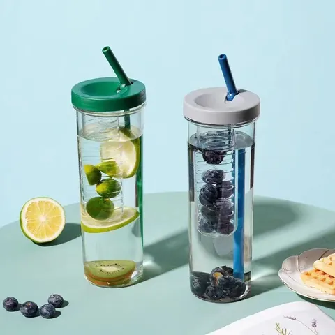 Filtro Ad Alto Valore Di Colore Ventosa Separazione A Secco E Umido Grande Capacità Tazza Di Plastica Coppia Tazza Resistente Alle Cadute Tazza Portatile Per Disabili