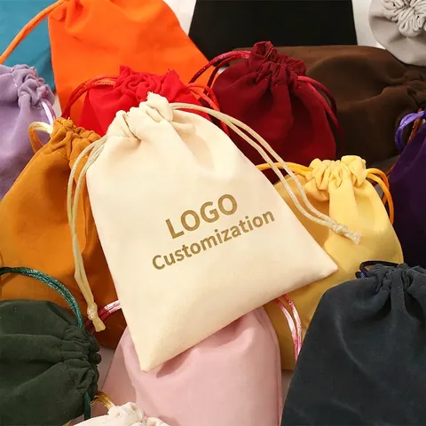 Velvet Drawstring Bags For Jewelry Packaging Soft Small Gift Pouches Drawstring Storage Bags For Party Favors Jewelry Organization