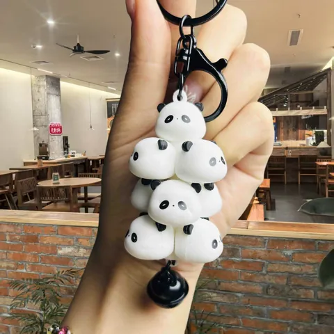 Cartoon Cute Sanrio Stacking Fun Pendant Couple Car Bag Keychain Accessory Small Gift