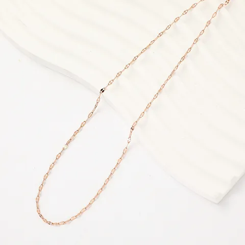 Minimalistische Roestvrijstalen Lippenketting Halsketting Voor Dames Gegalvaniseerde Eenvoudige Sleutelbeenketting DIY Sieraden Accessoires Voor Dagelijks Gebruik