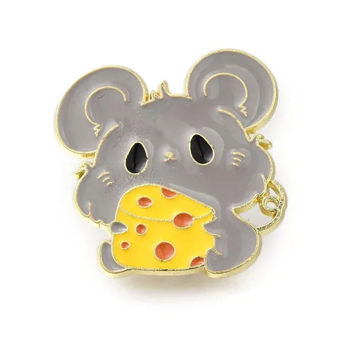Schattige Cartoon Dier Legering Emaille Broche Spelden Voor Dames Heren Creatieve Luiaard Capibara Hart Geest Badge