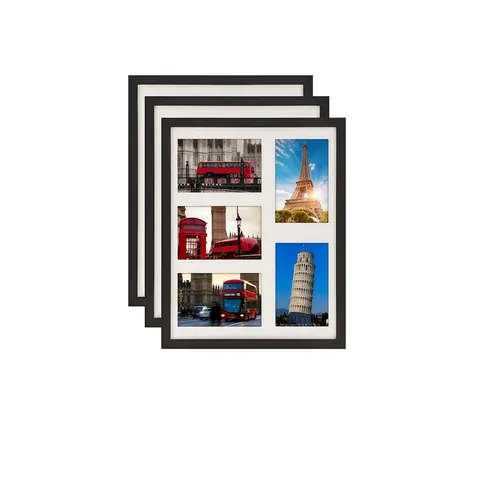Cornice Per Foto Collage Cornice Con Aperture Multiple Legno Ingegnerizzato Decorazione Da Parete Da Tavolo Ricordi Di Famiglia