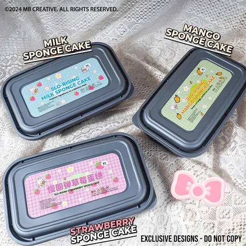 Slow Rebound Simulation Cake Squeeze Toy Soft Solid Slime Box Stress Relief Squishy Bread Toy Simulation Food Decor
