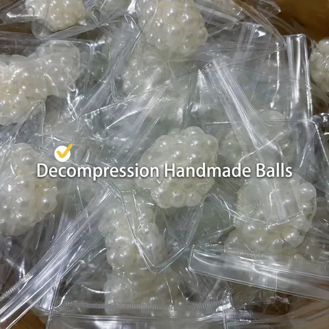 Buntes Perlenplatte Squishy Spielzeug Zum Stressabbau Perlenperlen Entlüftungsspielzeug Handquetsch Sensorisches Dekompressionsspielzeug