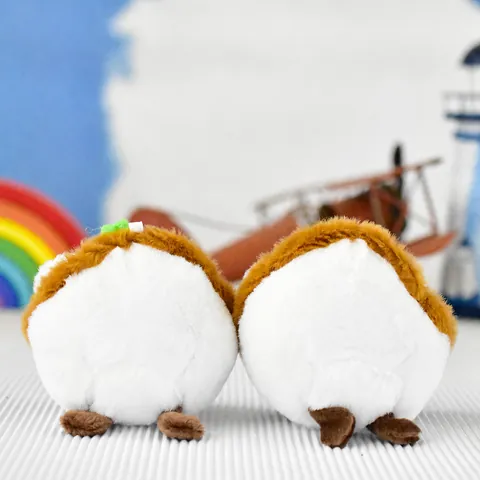 Creative Simulation Noodle Bowl Plush Keychain Cute Food Pendant For Bags Backpacks Soft Stuffed Toy With Egg Decoration Gift For Women Men
