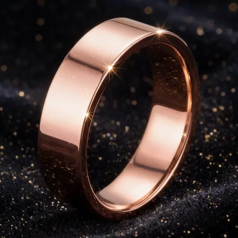 Anello a Fascia Liscia in Acciaio Inossidabile Minimalista Anello Lucido a Specchio Per Uomo Donna Gioielli di Moda Regalo