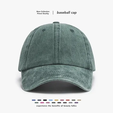 Cappellino Da Baseball In Cotone Lavato Vintage Regolabile Retro Distressed Casual Tinta Unita Cappello Da Sole Uomo Donna