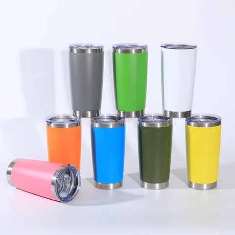 Fashion Solid Color Stainless Steel Thermos Cup 1 Piece