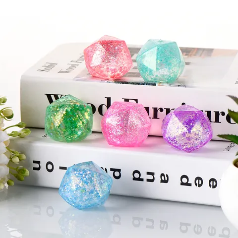 Jouet À Presser En Plastique De Couleur Unie