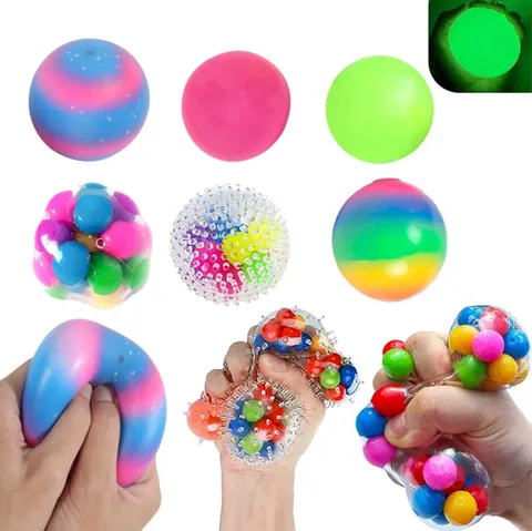 Giocattoli Antistress in Morbido TPR Cartone Animato Animale Luminoso Squeeze Squishy Antistress Sensoriale per Ufficio Scuola