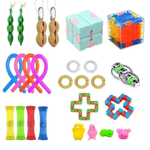 Giocattoli Antistress in Morbido TPR Cartone Animato Animale Luminoso Squeeze Squishy Antistress Sensoriale per Ufficio Scuola