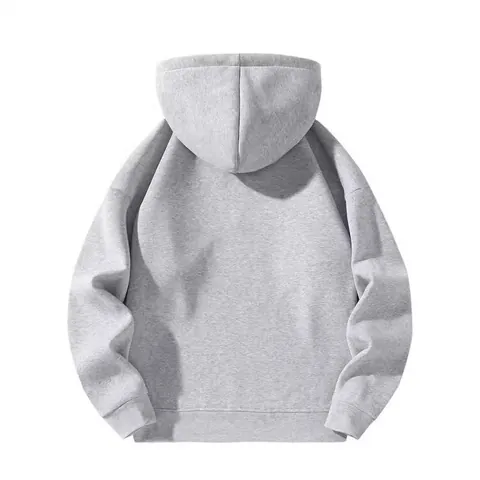 Women American Style Heavyweight Half-Zip Hoodie Oversized Solid Color Long Sleeve Sweatshirt Casual Streetwear Cotton Hooded Top