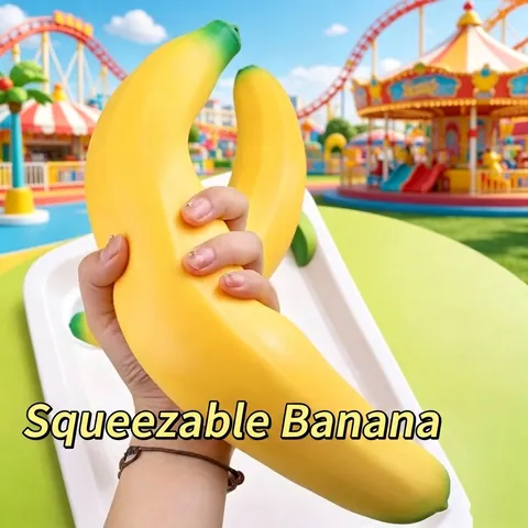 Γιγαντιαίο Squishy Παιχνίδι Αργής Επαναφοράς Προσομοίωση Φρούτων Ζώων Αντιστρες Παιχνίδι Πίεσης Μπανάνα Φράουλα Πάπια
