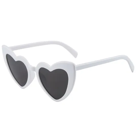 Heart Shaped Sunglasses PC Frame AC Lens UV400 Protection Fashion Retro Sweet Style Party Eyewear For Women