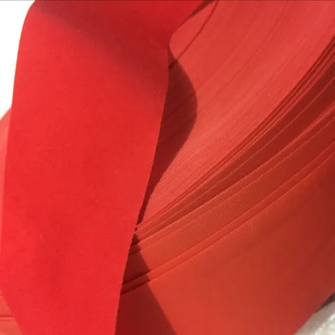 Rotes Beflocktes Weihnachtsband Für Den Weihnachtsbaum DIY Schleifen Herstellung Festliche Dekoration Stoffband