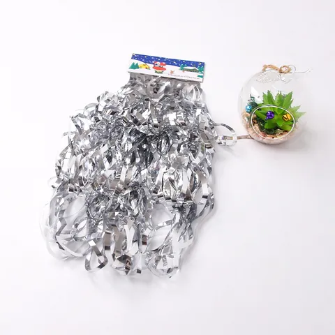Rideau à Franges en Aluminium PET Métallisé Brillant Tinsel de Porte pour Anniversaire Mariage Fête Noël Décoration de Mur de Fond Décor Photographique