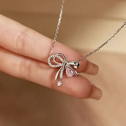 Asymmetrisches Schleifen Ohrstecker Halsketten Set Mit Silber Ohrstecker-Stift Messing Zirkonia Minimalistischer Schmuck