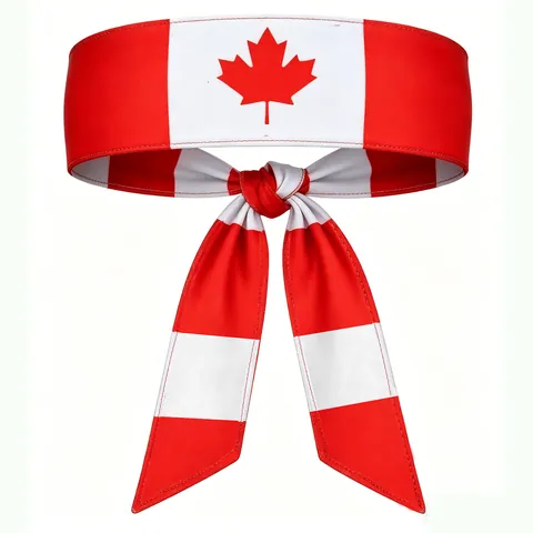 Fascia Sportiva Bandiera Nazionale per Uomo Donna Elastica Giorno Indipendenza Fascia Sudore Messico Canada Turchia USA Bandiera